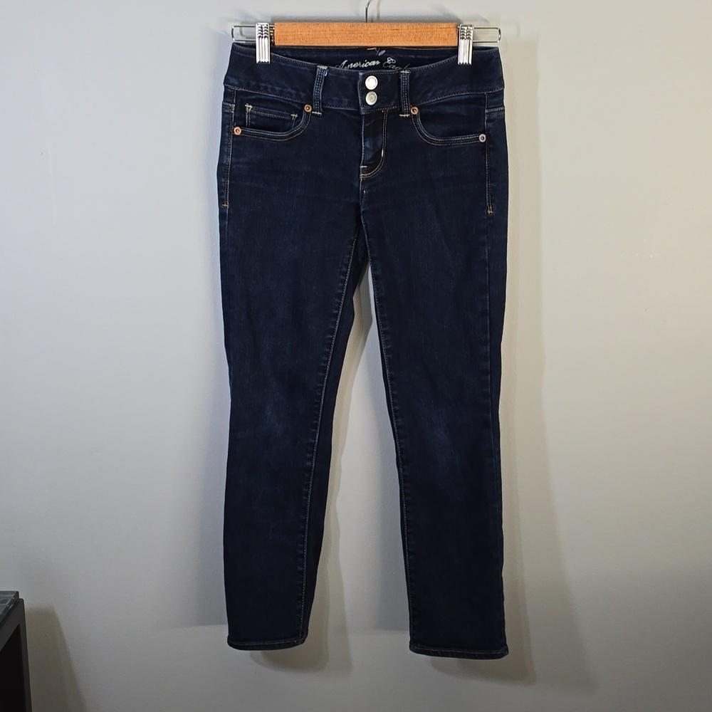 American Eagle Outfitters Jeans Women's Size 2 Dark Blue Artist Stretch